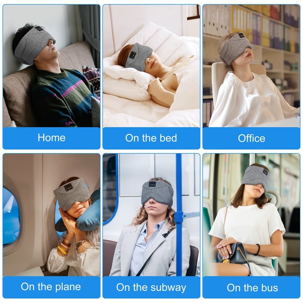 Kõlaritega magamismask mobiiltelefonide unemaskide jaoks