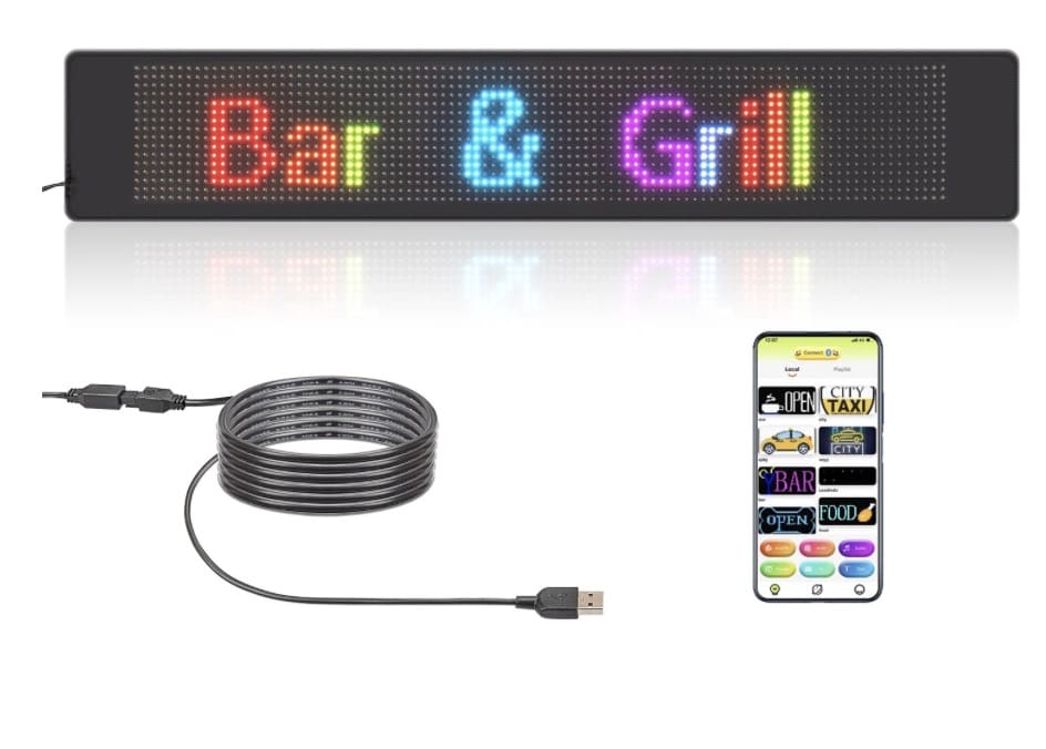 Reklaam LED RGB tahvli paneel paindlik kerimine autole